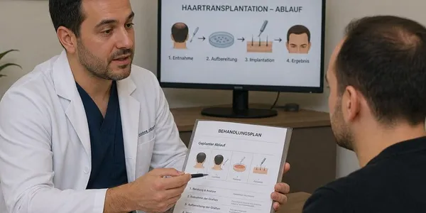 Wie funktioniert eine Haartransplantation? Risiken & Ablauf