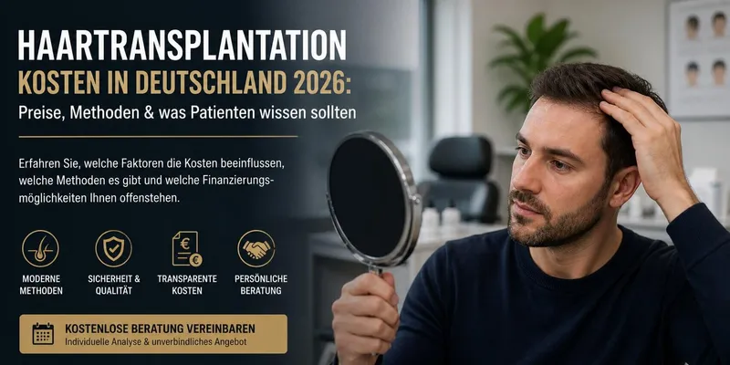 Haartransplantation Kosten in Deutschland 2026: Preise, Methoden und worauf Patienten achten sollten