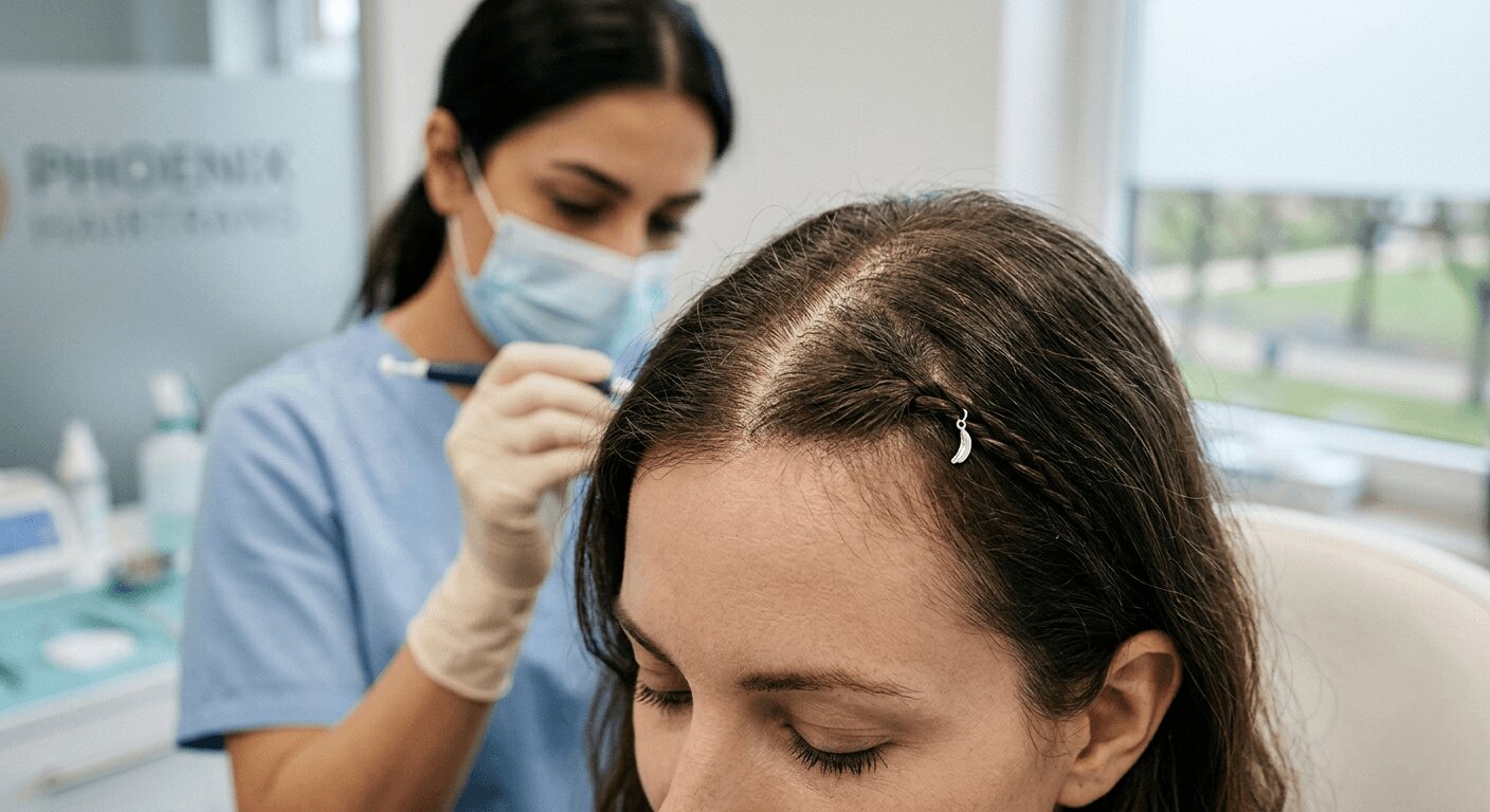 Haartransplantation bei Frauen: Hilfe bei dünner werdendem Haar und hoher Stirn
